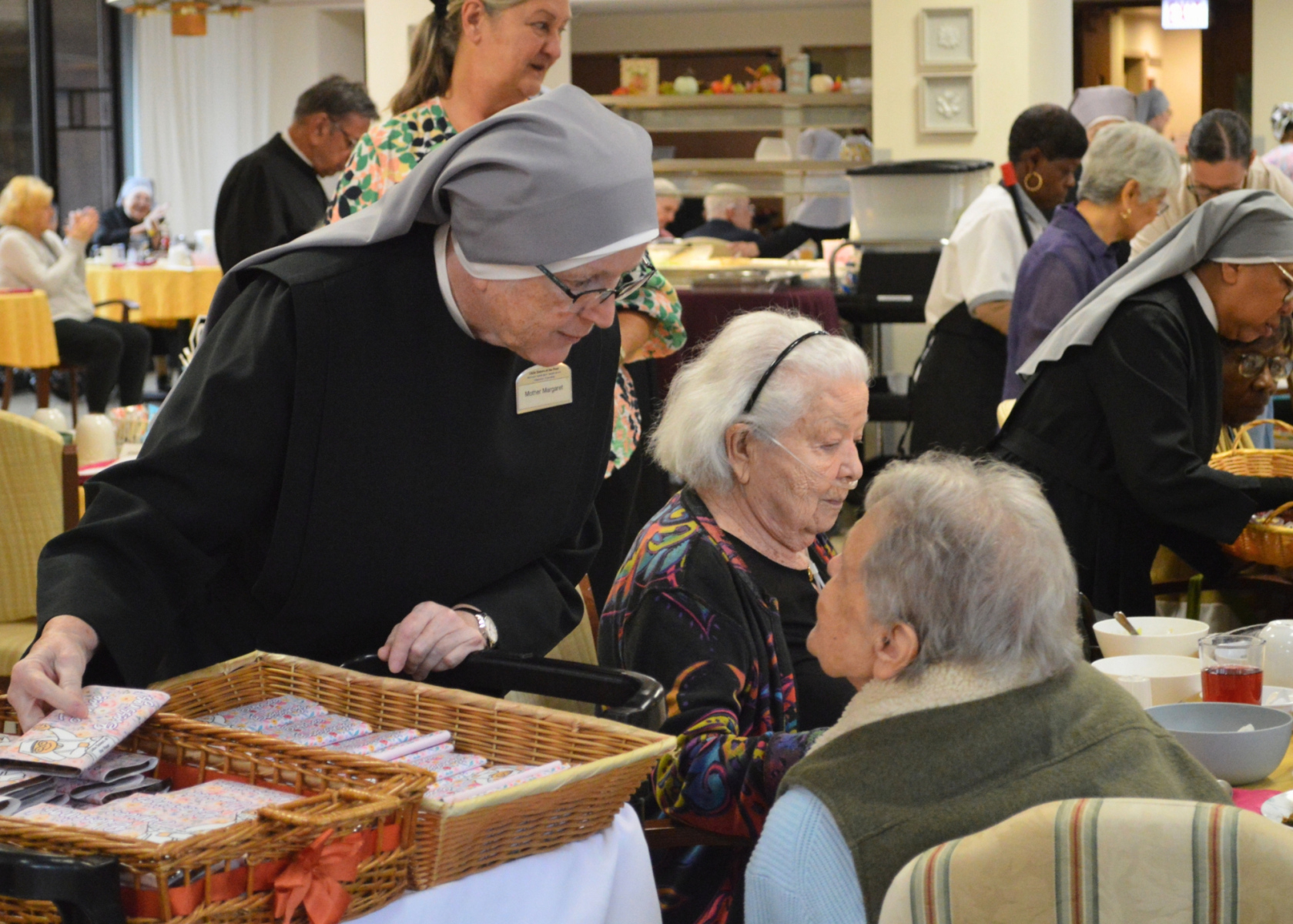 25th and 50th Jubilee Photos 2026 - Jubilee Main DIning Room Mother Margaret and Hannah
