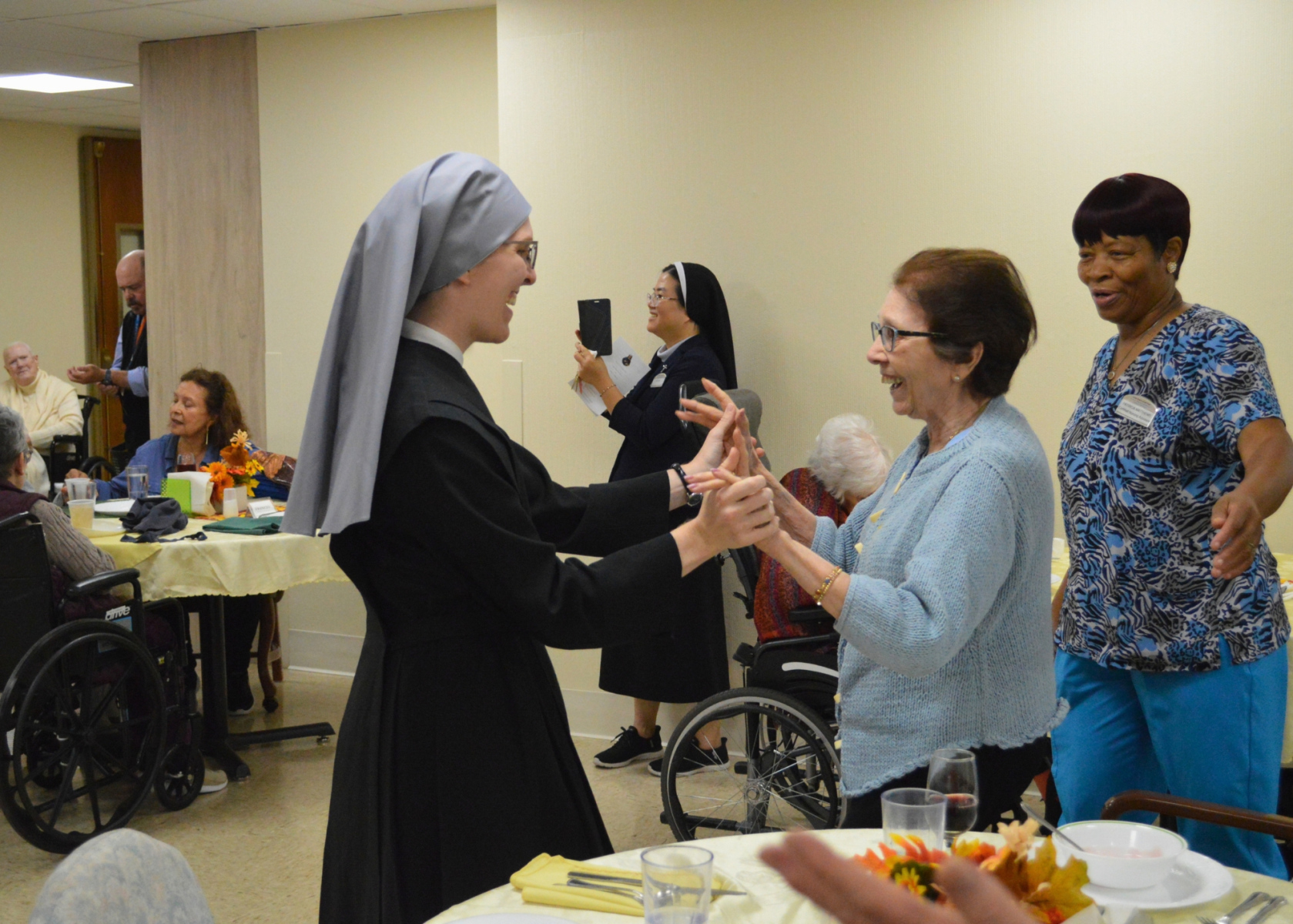 25th and 50th Jubilee Photos 2026 - Jubilee Small Dining Room Sr. B and Annette Dancing 1