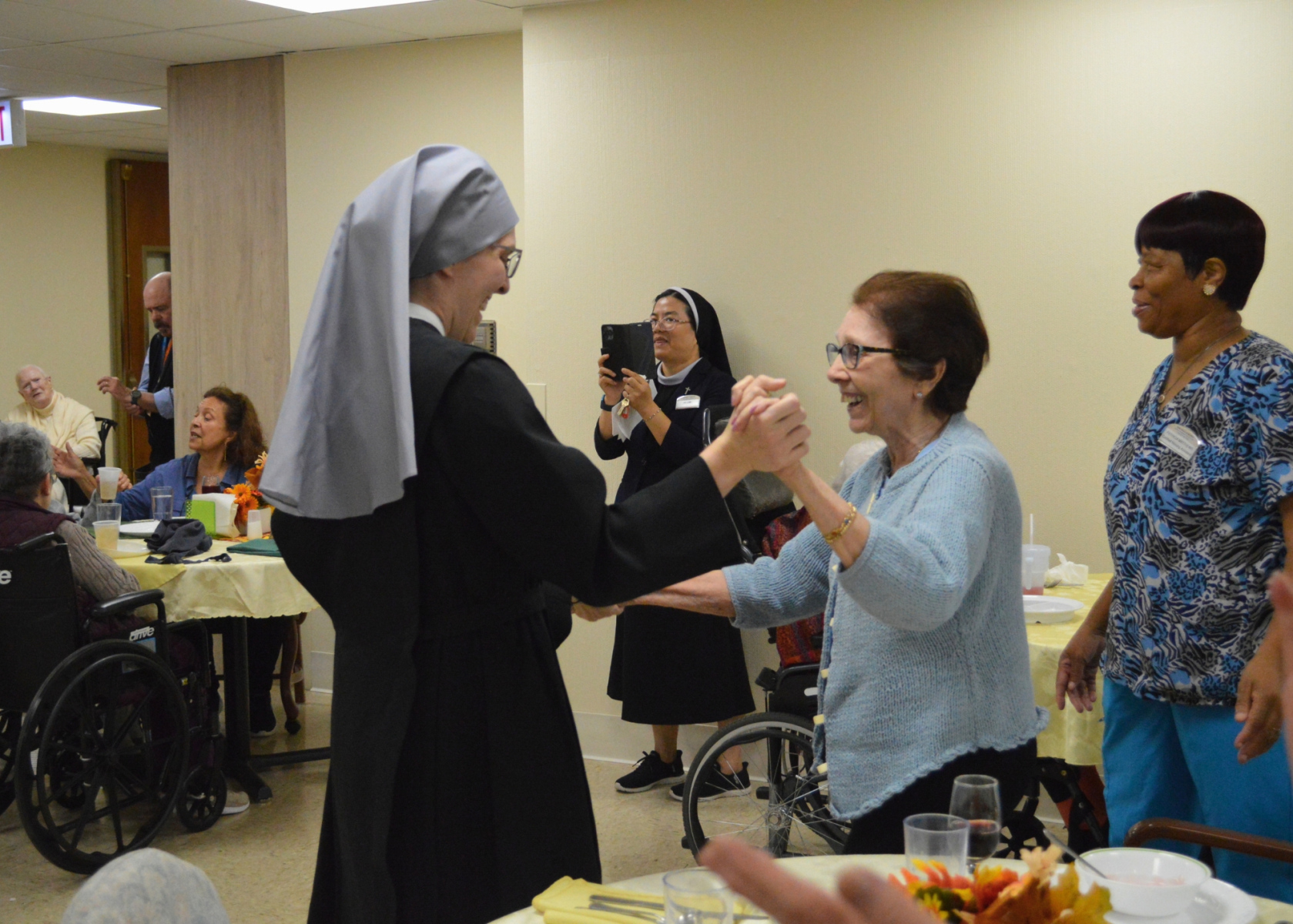 25th and 50th Jubilee Photos 2026 - Jubilee Small Dining Room Sr. B and Annette Dancing 2