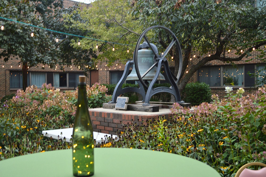 CSM Wine Tasting 2026 Photos - Bell with Wine Bottle