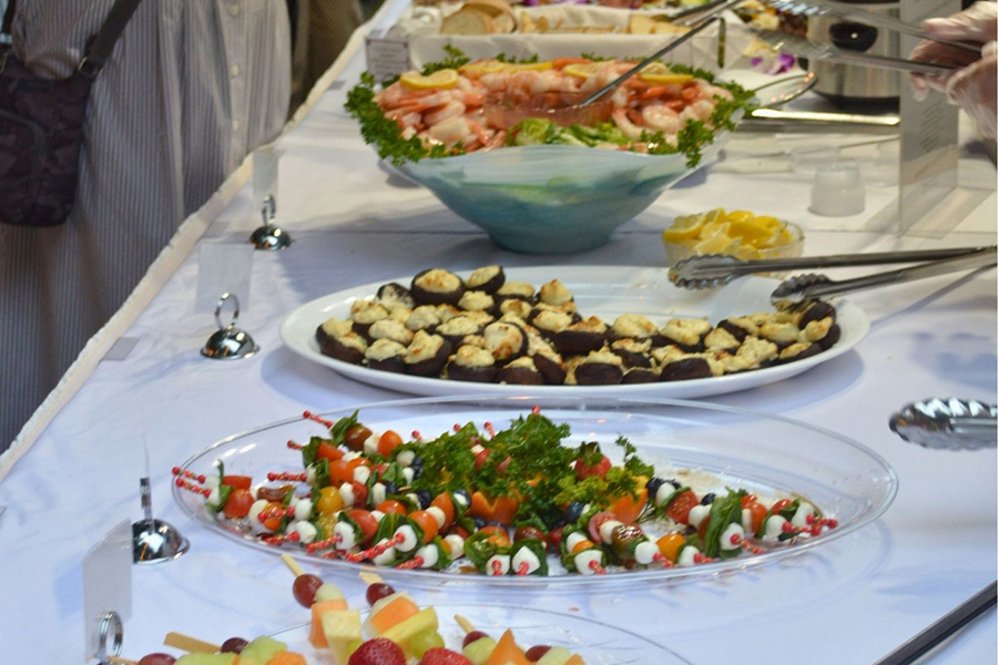 CSM Wine Tasting 2026 Photos - Food Table