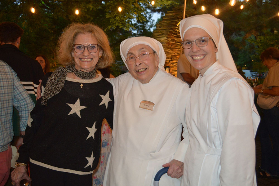 CSM Wine Tasting 2026 Photos - Sr Paul Sr Bernadette and Friend